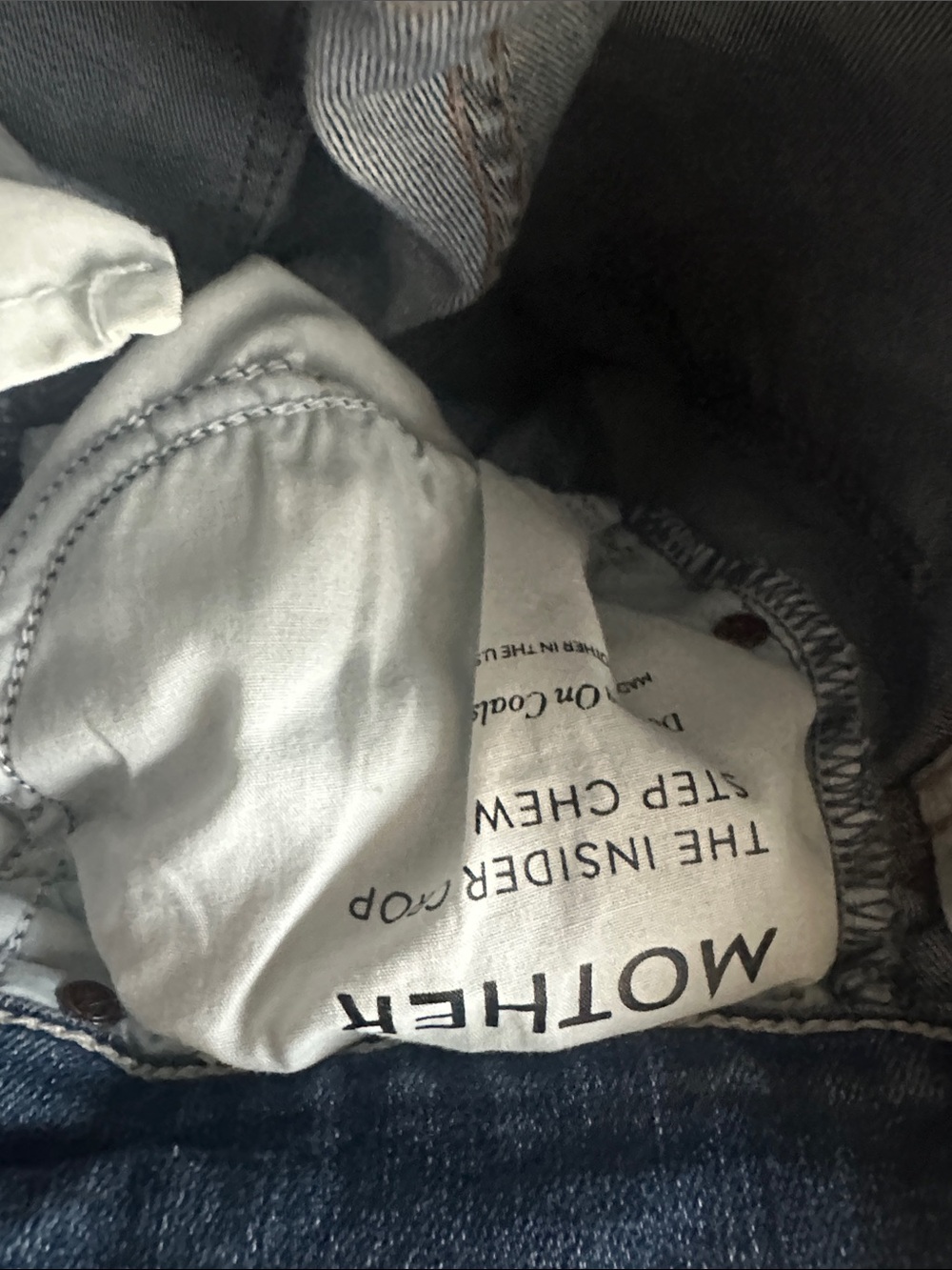 MOTHER Distressed Blue Jeans - Picture 10 of 10